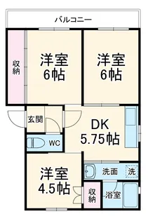 マキマンション【102号室】の間取り