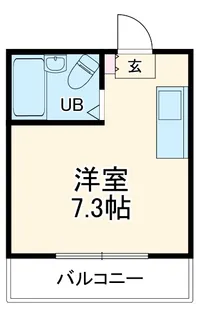 パールハイツ大沼【106号室】の間取り