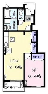 ラヴァーズ A【2階】の間取り