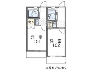 レオパレス東海通第2【209号室】の間取り