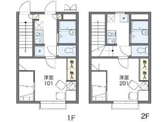 レオパレス88【2階】の間取り
