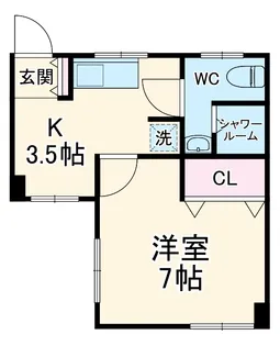 スタービル【602号室】の間取り