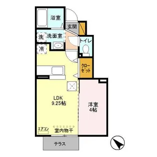 ルーチェ【1階】の間取り