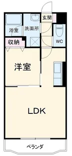MISTRAL【403号室】の間取り