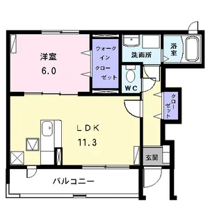 リトルホリデー【1階】の間取り