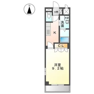 セピア ローズ【2階】の間取り