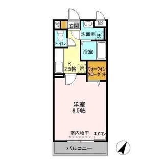 メルベーユ・ソフィア【2階】の間取り