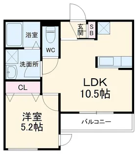 Comfort Wiz【3階】の間取り