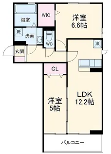 オルテンシア【301号室】の間取り
