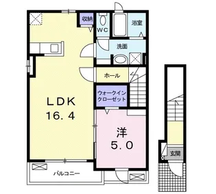 フォレスタⅡ【2階】の間取り