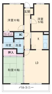 コートアルカディア B棟【306号室】の間取り