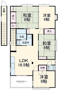 コーポあたご【2号室】の間取り