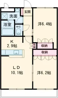 ラフィール【303号室】の間取り