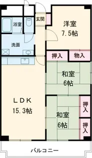 ライブリー高石【5階】の間取り