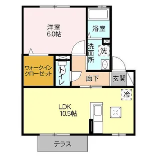 パルモア Ⅰ【1階】の間取り