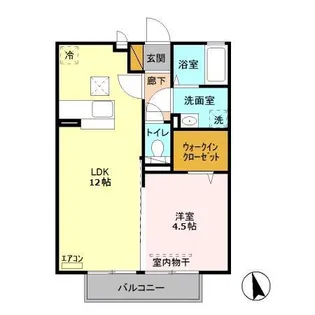 Mヒルズ Ⅰ【1階】の間取り