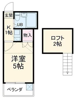 BELLAVISTA三春【103号室】の間取り