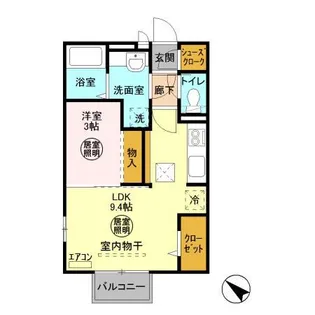 グランマーレ C【1階】の間取り