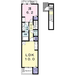 イロドリA【2階】の間取り