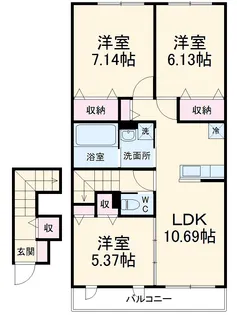 コウヤマキ【2階】の間取り