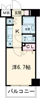 BPRレジデンス豪徳寺【5階】の間取り