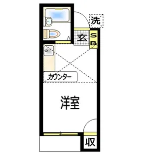 ドルチェ神保【1階】の間取り