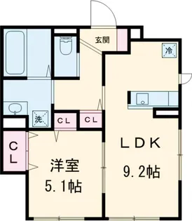 ソラーナ【1階】の間取り