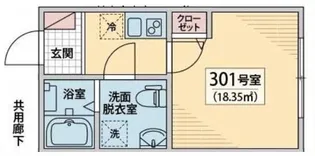 ヴェスタ南小岩【3階】の間取り