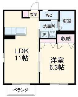 マノワール【2階】の間取り