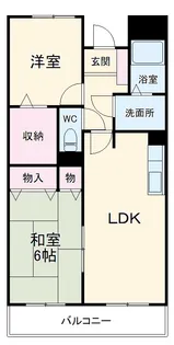フェリシア則武【3階】の間取り