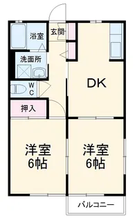 ラグナガーデン【102号室】の間取り