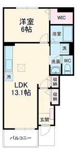 A・O SquareA【1階】の間取り