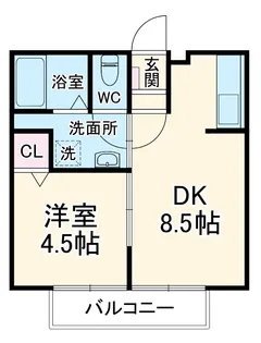 サニーvilla【2階】の間取り
