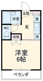 プリムラサカイ【B202号室】の間取り