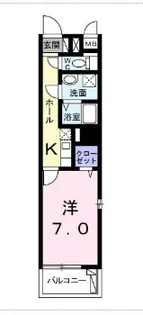 ウイング横須賀【3階】の間取り