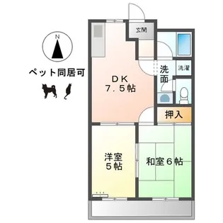 グレイス21【1階】の間取り