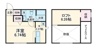 プリマ ラウレアⅠ【102号室】の間取り