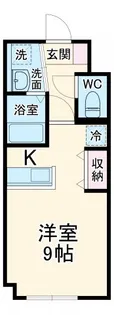 第二我心ヶ丘マンション【201号室】の間取り