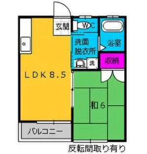 MP−Ⅲ番館【102号室】の間取り