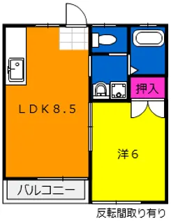MP−Ⅲ番館【1階】の間取り
