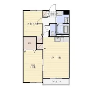 プリントス【3階】の間取り