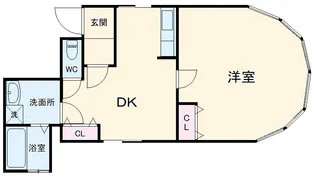 フジプラザ【403号室】の間取り