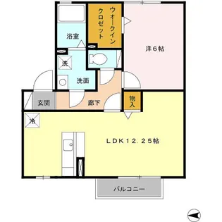 エスペランサ A【2階】の間取り
