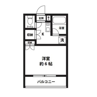 ルフィーノ妻田【2階】の間取り