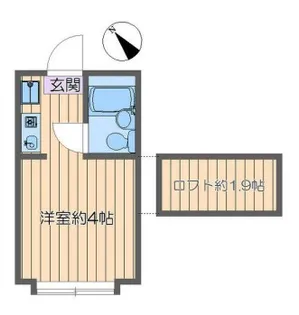 綾瀬パークハイム【2階】の間取り