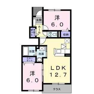 あすなろ館【1階】の間取り