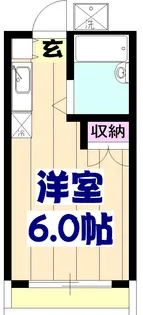 ヴィラ英【2階】の間取り