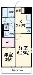 ブランシュールB【2階】の間取り