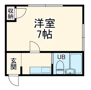 プラーズ愛甲C【102号室】の間取り
