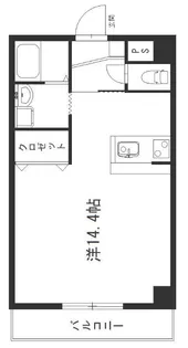 N.ハイヒルズ【203号室】の間取り